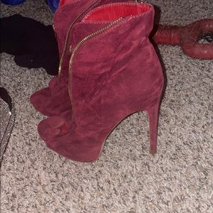 Liliana Heels Maroon